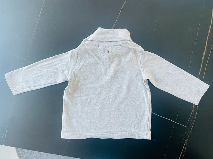 Pull col roulé léger tommy hilfiger logo brodé - photo numéro 2