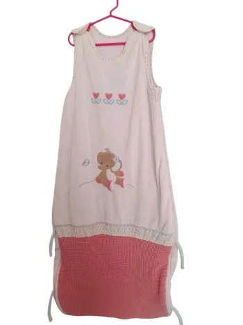 Grande gigoteuse turbulette nattou elephant rose