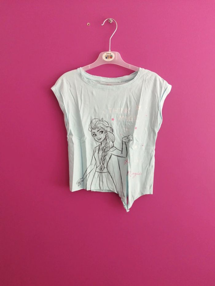 Tee shirt fille Elsa Disney taille 10 ans b7