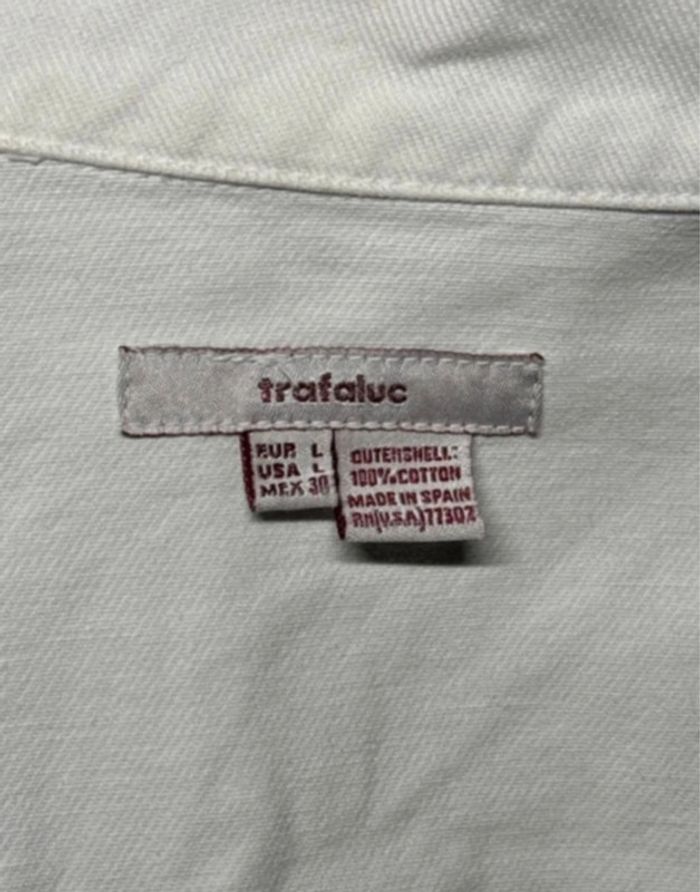 Veste en jean blanche Zara - photo numéro 5