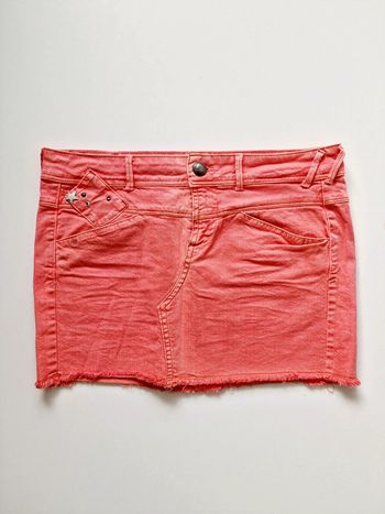 Pimkie - Mini-jupe en jean - Rose - Neuve !