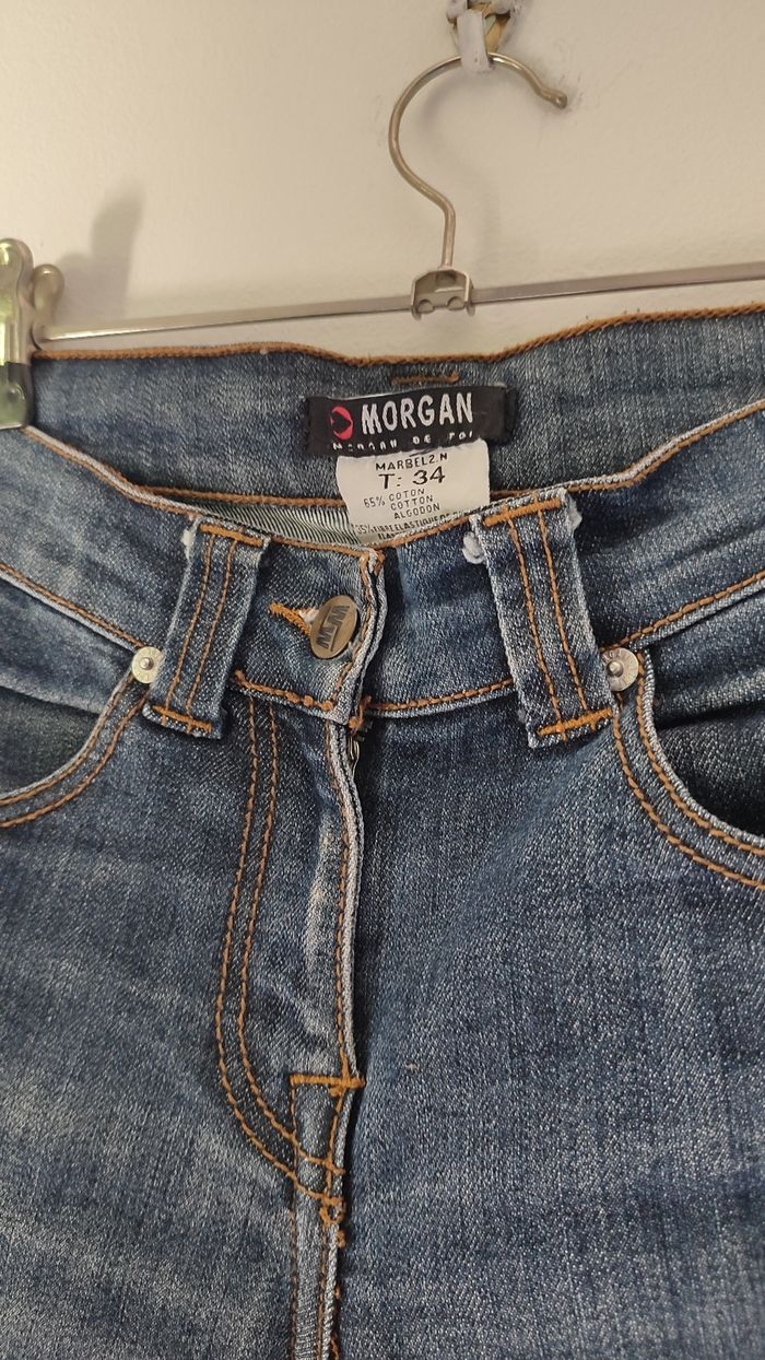 Jean  Morgan y2k T34 taille basse - photo numéro 4