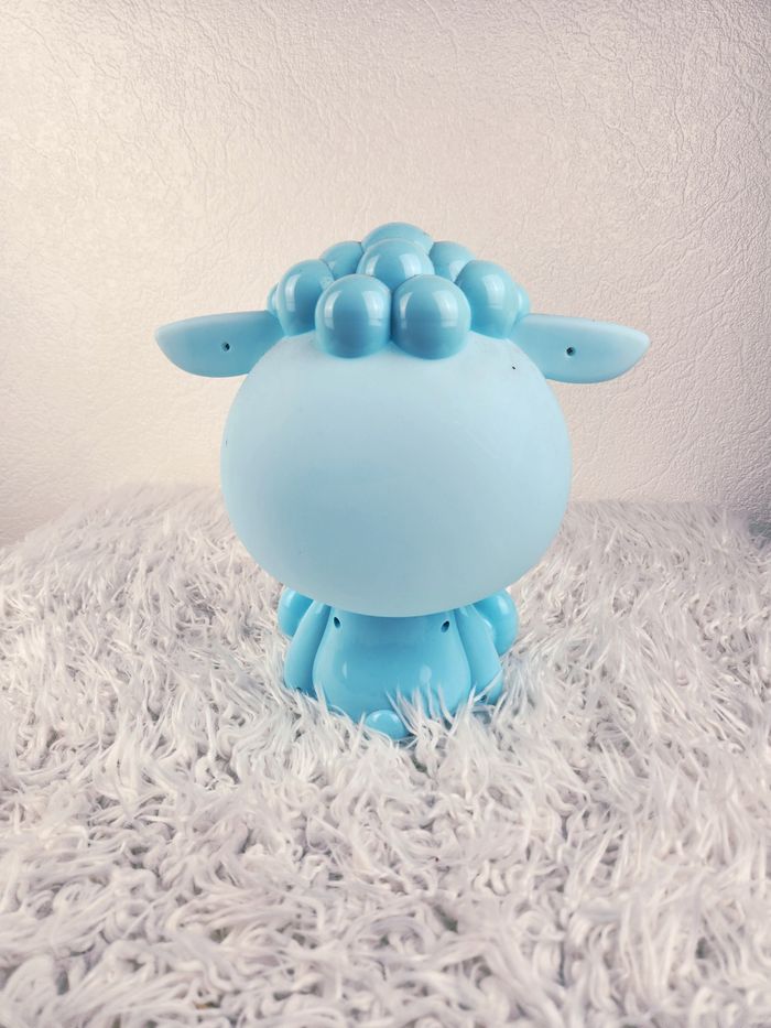 Grande Veilleuse de nuit bleu mouton Led marque Maison du monde 🎅 - photo numéro 9