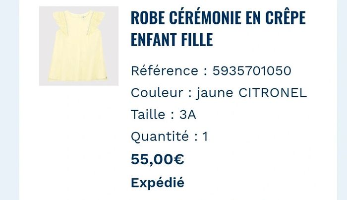 Robe cérémonie PB 3A - photo numéro 6