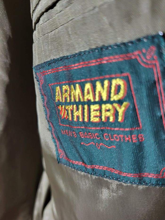 Veste de costume tweed vert - photo numéro 3