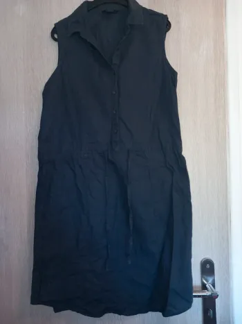 Robe simple grise L 40