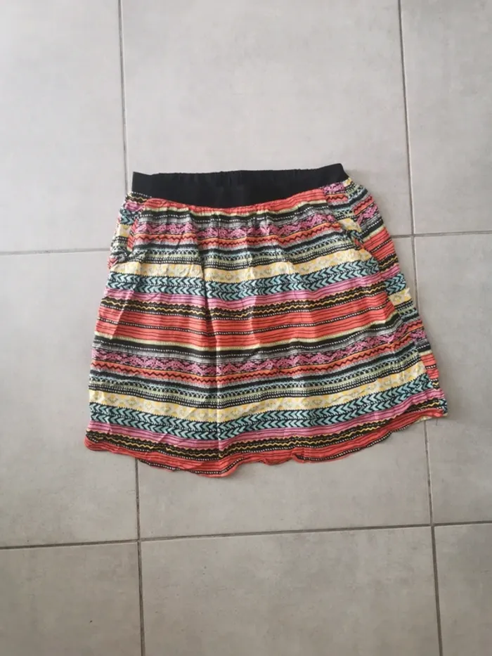 Jupe colorée