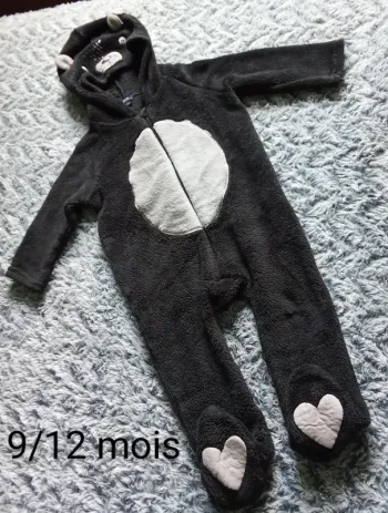 Pyjama polaire 9/12 mois