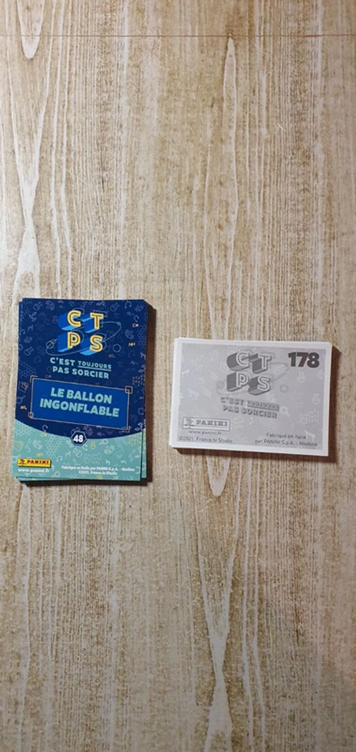 Stickers et cartes panini c'est toujours pas sorcier - photo numéro 2