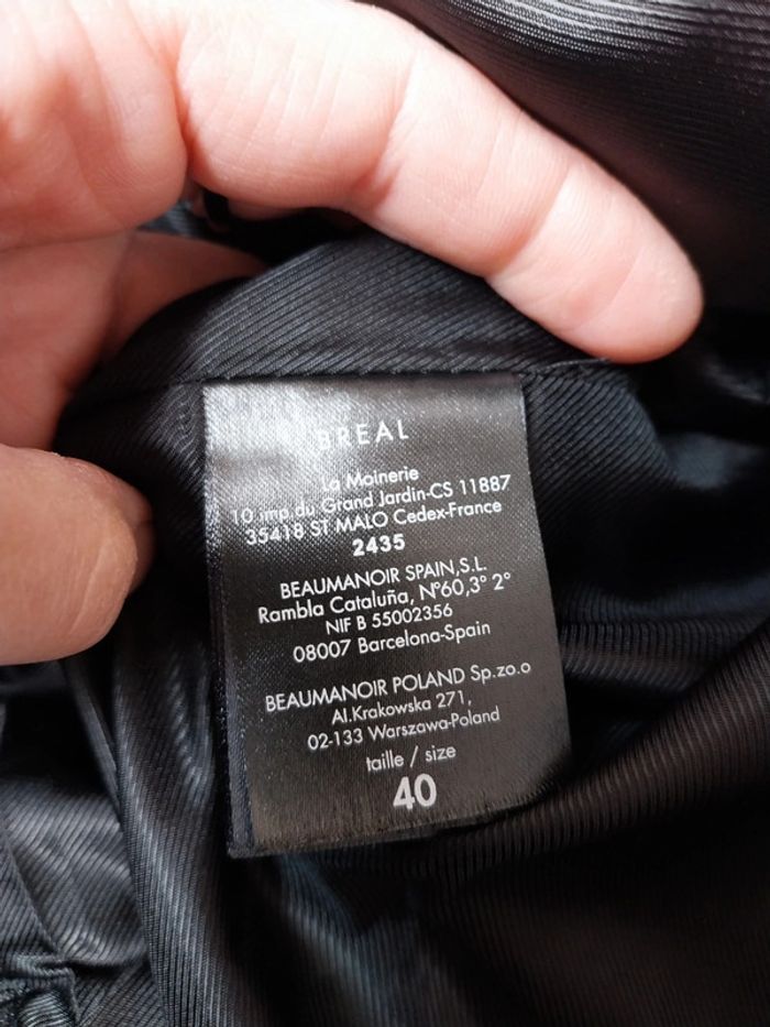 Manteau mi-saison BREAL - T40 - photo numéro 4