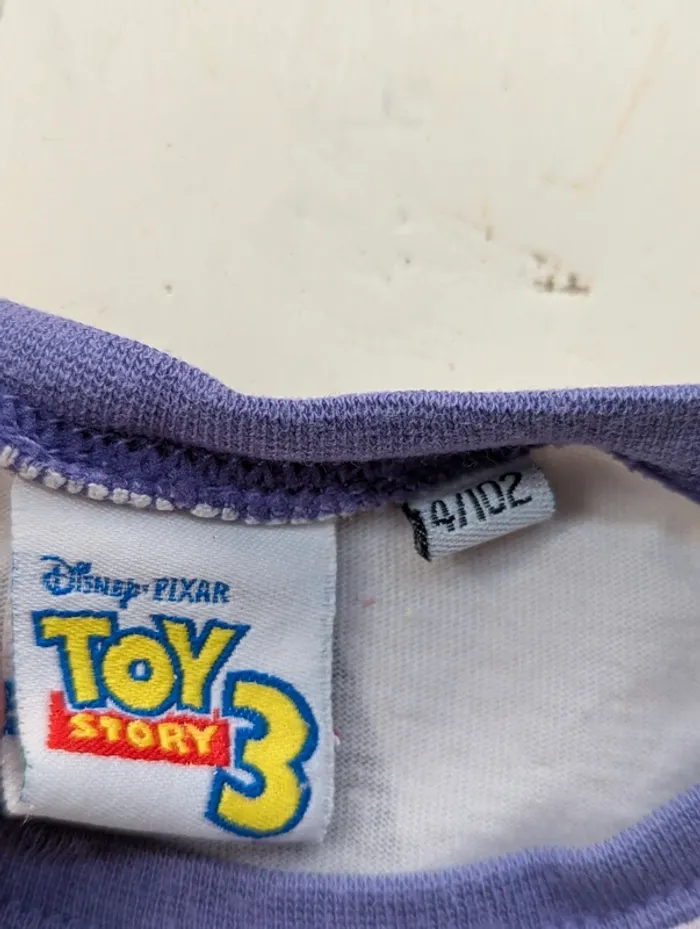 Lot de 3 pyjamas à manches longues Disney Pixar garçon – Buzz l’Éclair & Cars – Taille 4/5 ans - photo numéro 6