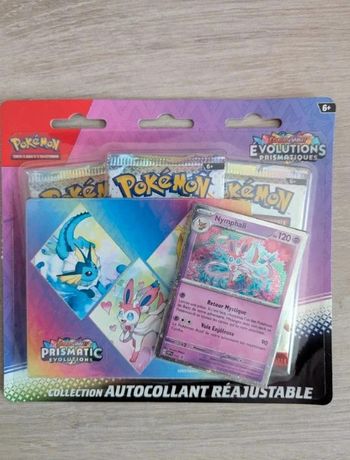 Magnifique tripack Nymphali Pokémon Évolutions Prismatiques Ev8.5