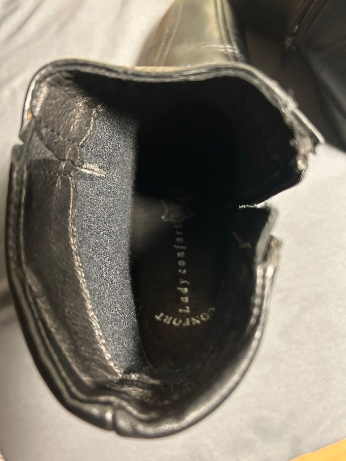 Bottines en cuir confort taille 38 neuves - photo numéro 9