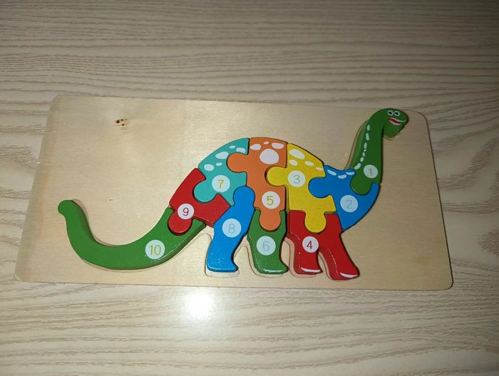 Puzzle dinosaure . Complet - photo numéro 6