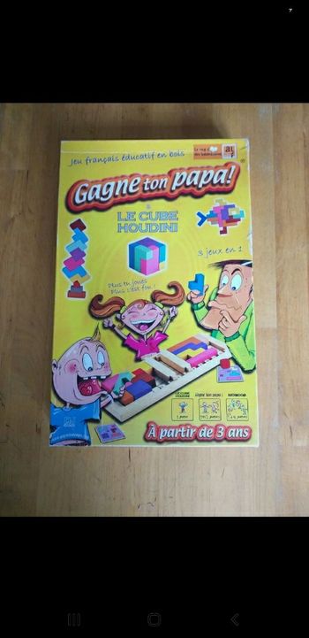 Gagne ton papa, kataboom et le cube Houdini