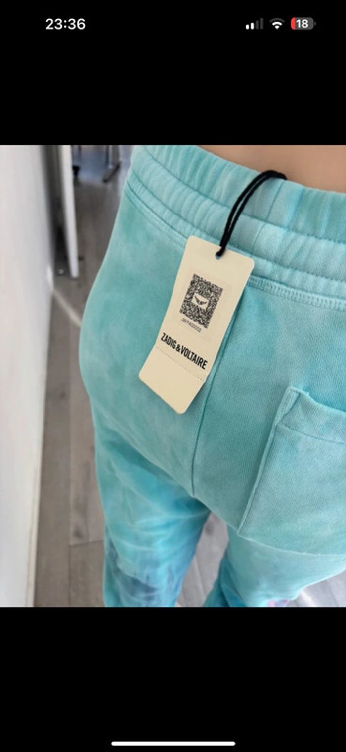 Jogging Zadig & Voltaire tie and dye – Neuf avec étiquette – Taille XS - photo numéro 11