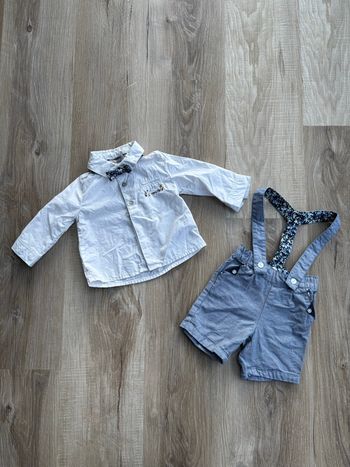 Ensemble 3 pièces cérémonie garçon taille 6 mois