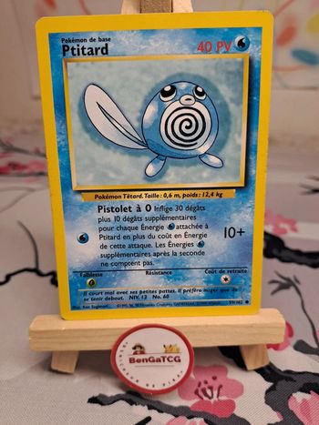 Carte Pokémon Ptitard 59/102 Set de base ed2 Wizards Fr