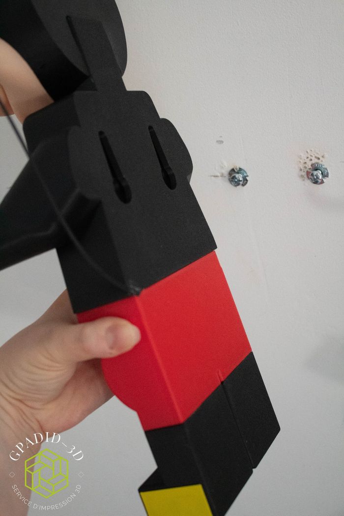 Dévidoir de papier toilette ou simple décoration murale dans un style lego Disney Mickey - photo numéro 8