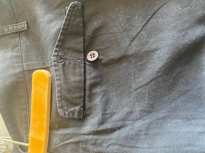 Pantalon noir élastique en bas du pantalon taille L TBE - photo numéro 3