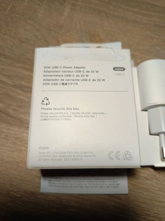 Chargeur apple 20w usb c - photo numéro 6