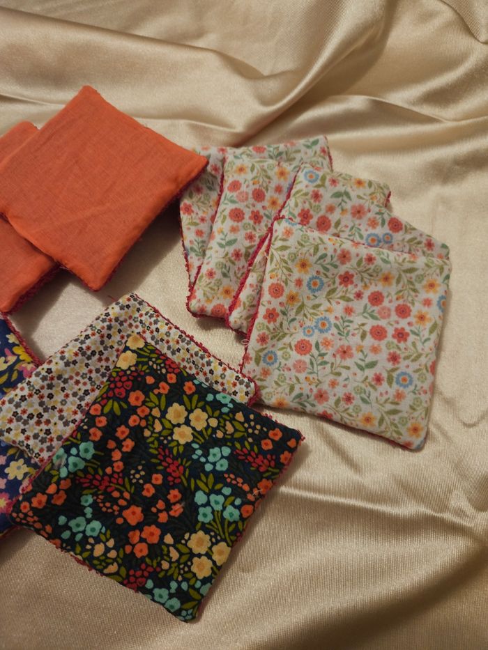 Lot lingettes lavables - photo numéro 3