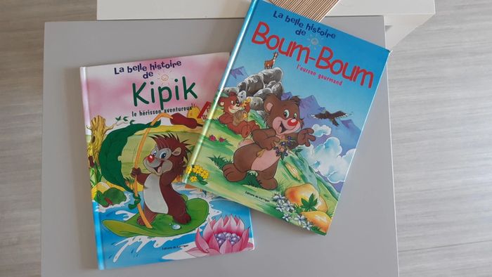 Lot de 2 grands livres "La belle histoire de"