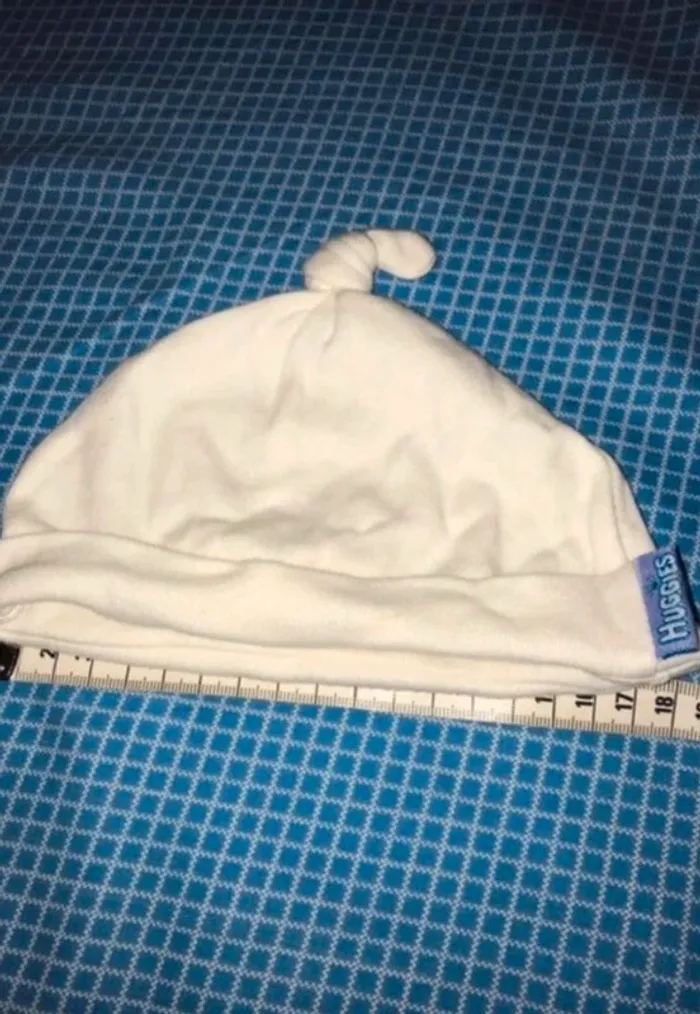protège tête bébé en coton beige huggies très bon état - photo numéro 2
