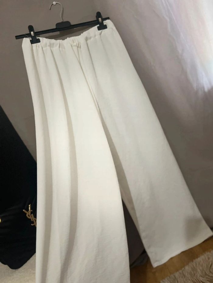 Pantalon blanc large - photo numéro 2