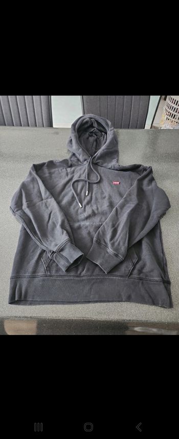 Sweat noir effet délavé Levi's