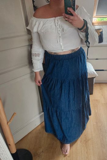 Blouse blanche crop top tally weijl