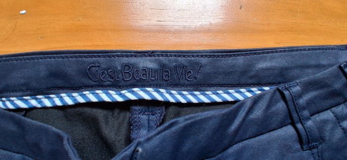 Pantalon femme c'est beau la vie taille 40 - photo numéro 3