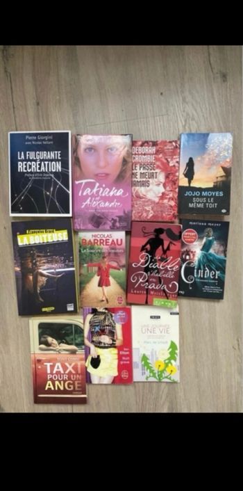 Lot de livres différents