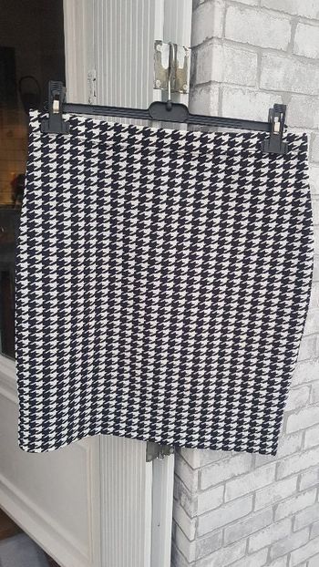 Jupe genou tweed