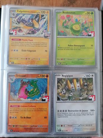 Lot 28 cartes Pokémon stamp
