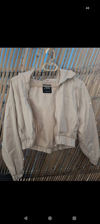 Veste blanche zara