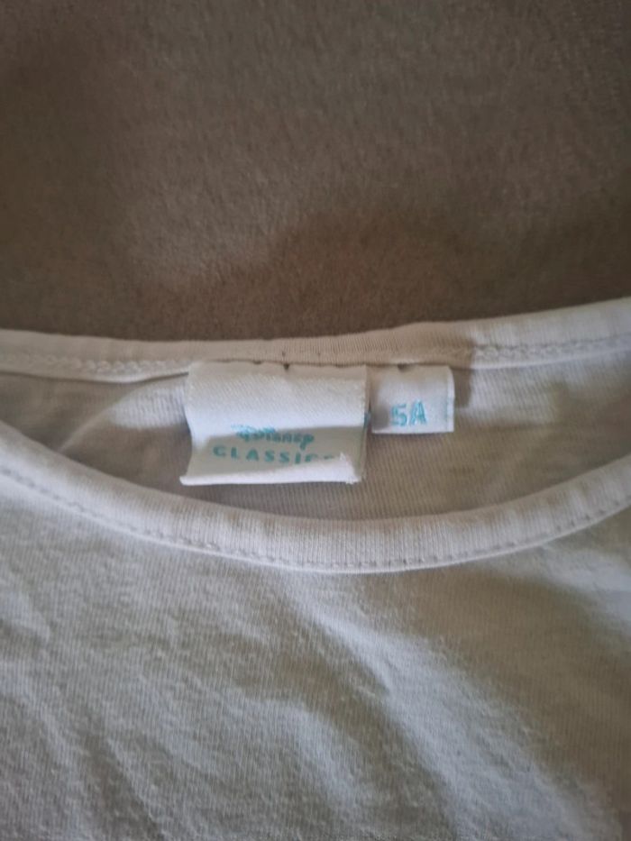 T shirt manche longue taille 5 ans stitch - photo numéro 3