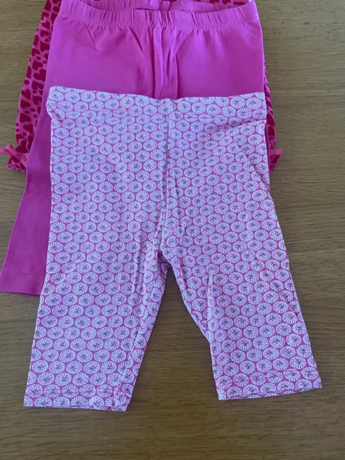 Lot 5 Legging 3/4 fille 18 mois - photo numéro 6