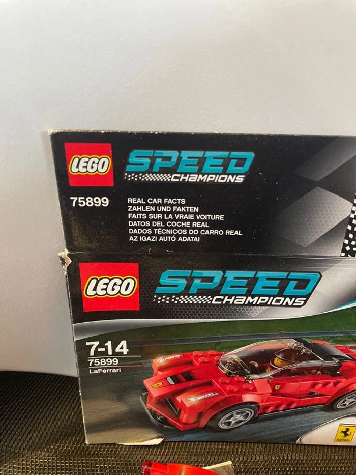 Lego Speed champions 75899 la Ferrari vendu non complet non vérifié avec notice et boîte - photo numéro 2