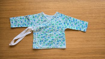 Gilet cache-coeur fleuri Petit Bateau 3 mois