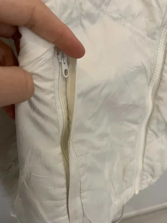 Columbia white full zip jacket coat Womens M - photo numéro 8