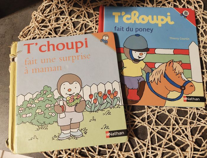Lot de 2 Livres T'choupi – Des Histoires Tendres et Amusantes pour les Petits !