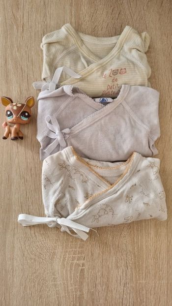 Lots 3 bodies petit bateau 🩷