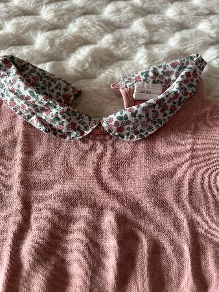 Pull chemise H&M 12M/80cm - photo numéro 3
