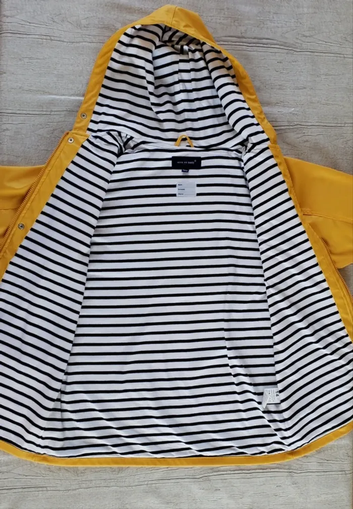 Imperméable Anne Ar Breiz garçon 14 ans jaune moutarde - photo numéro 5