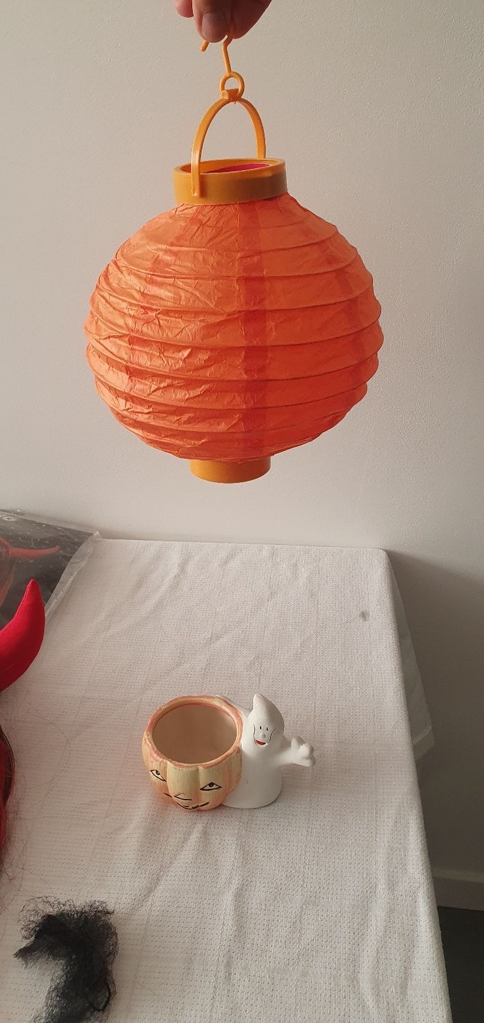 Lot Halloween Mercredi et Diablesse Perruques et déco - photo numéro 3