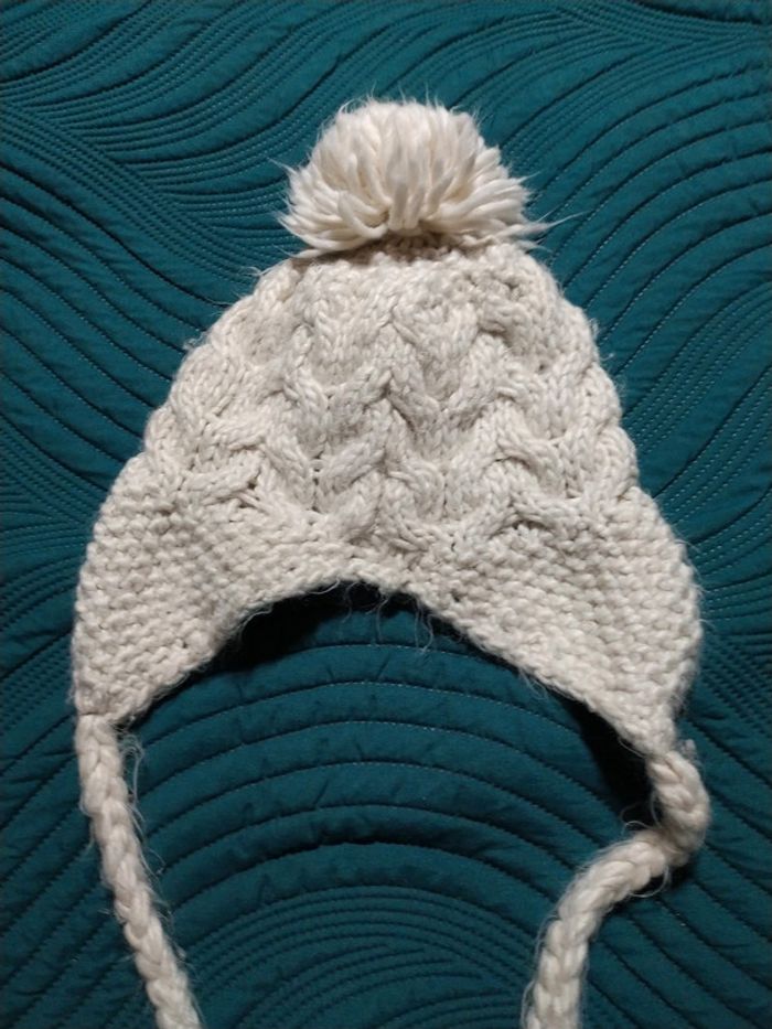 Donne bonnet crème TU - photo numéro 6