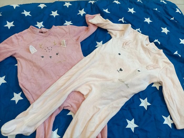 Lot pyjamas velours