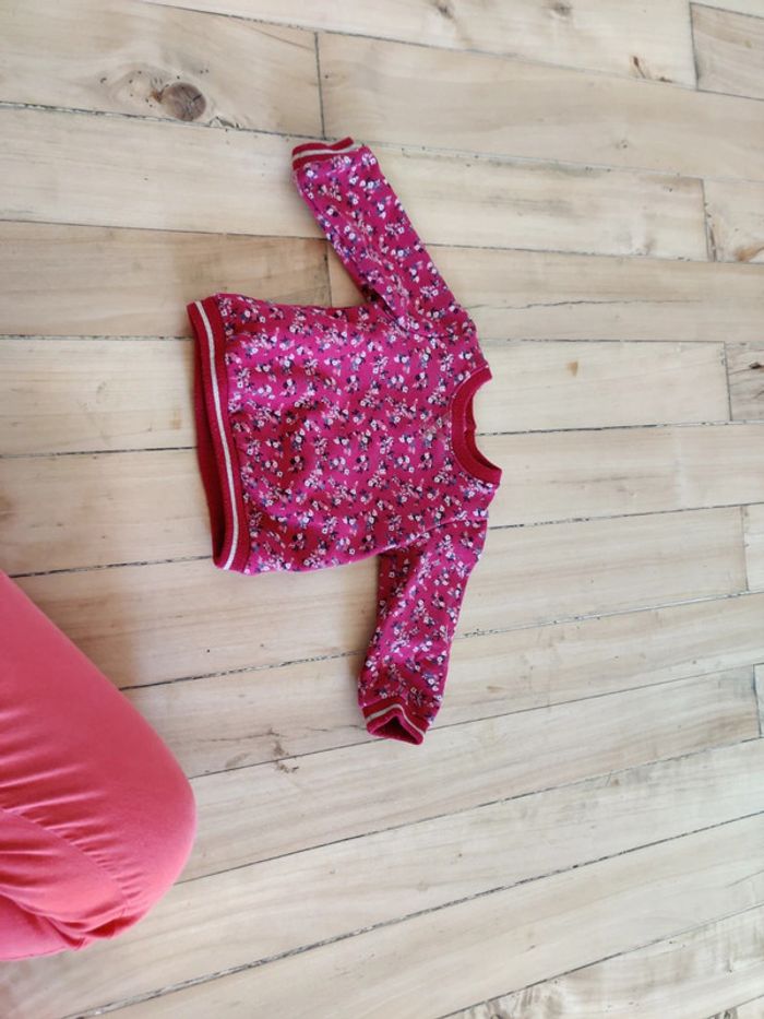 Sweat/pull à fleurs