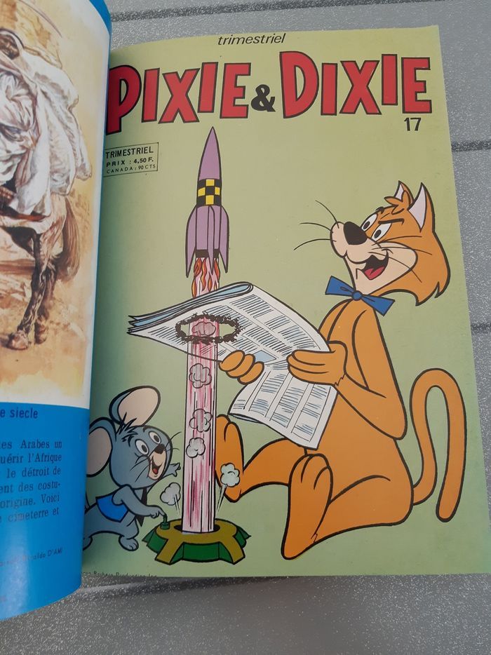 Bd ancienne de 1979 Pixie & Dixie Album numéro de série 6  style Tom et Jerry - photo numéro 4